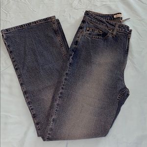 Medium-Wash Flare Jeans